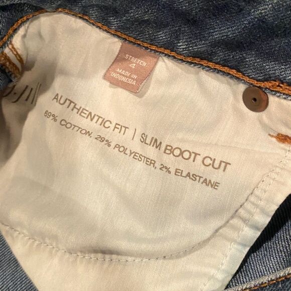 J Jill Slim Boot Cut Authentic Fit Stretch Jeans Size 4 - Picture 8 of 10